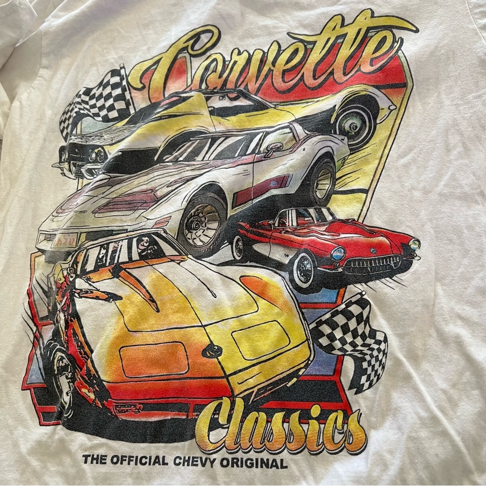 Vintage Chemistry Chevy Corvette Classics Graphic GM Original Tee 100% Cotton - Picture 2 of 5